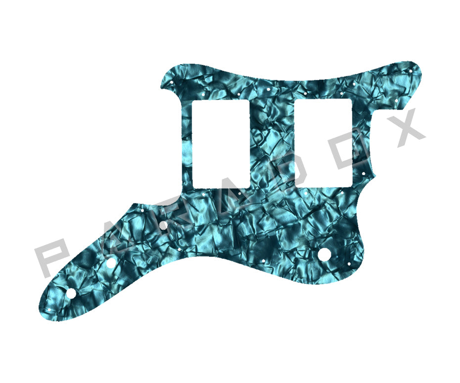 Custom Pickguard For 2023 - 2024 Made in China Squier by Fender Paranormal Rascal Bass HH