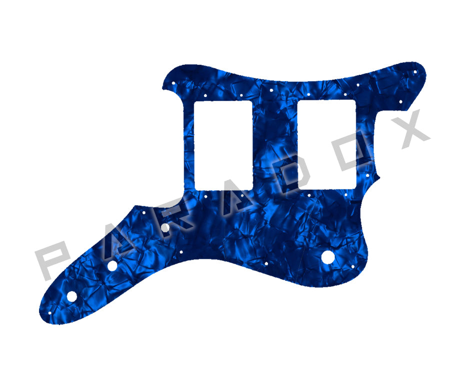 Custom Pickguard For 2023 - 2024 Made in China Squier by Fender Paranormal Rascal Bass HH
