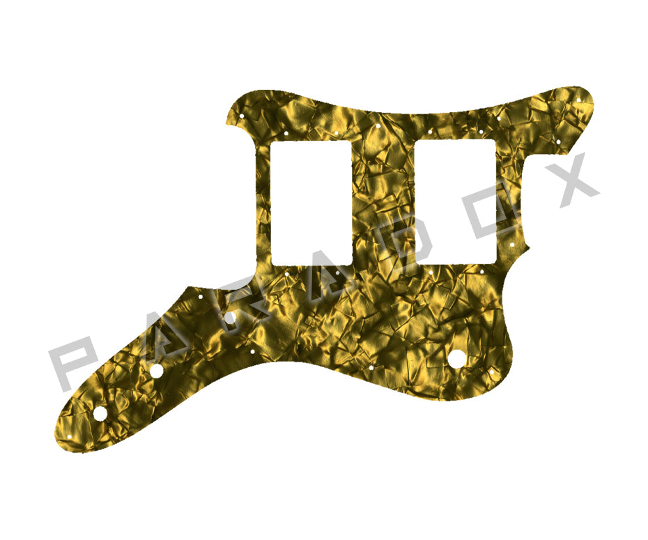 Custom Pickguard For 2023 - 2024 Made in China Squier by Fender Paranormal Rascal Bass HH