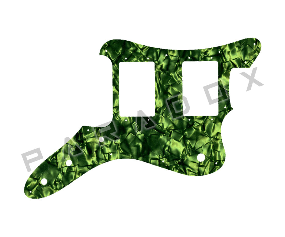 Custom Pickguard For 2023 - 2024 Made in China Squier by Fender Paranormal Rascal Bass HH