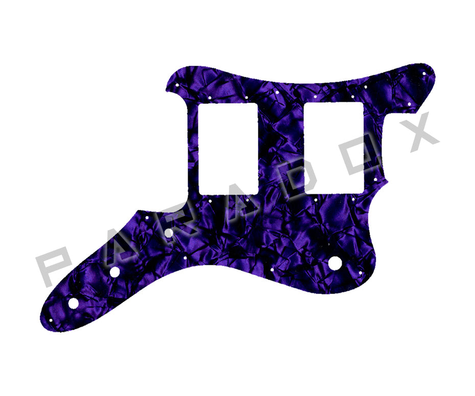 Custom Pickguard For 2023 - 2024 Made in China Squier by Fender Paranormal Rascal Bass HH