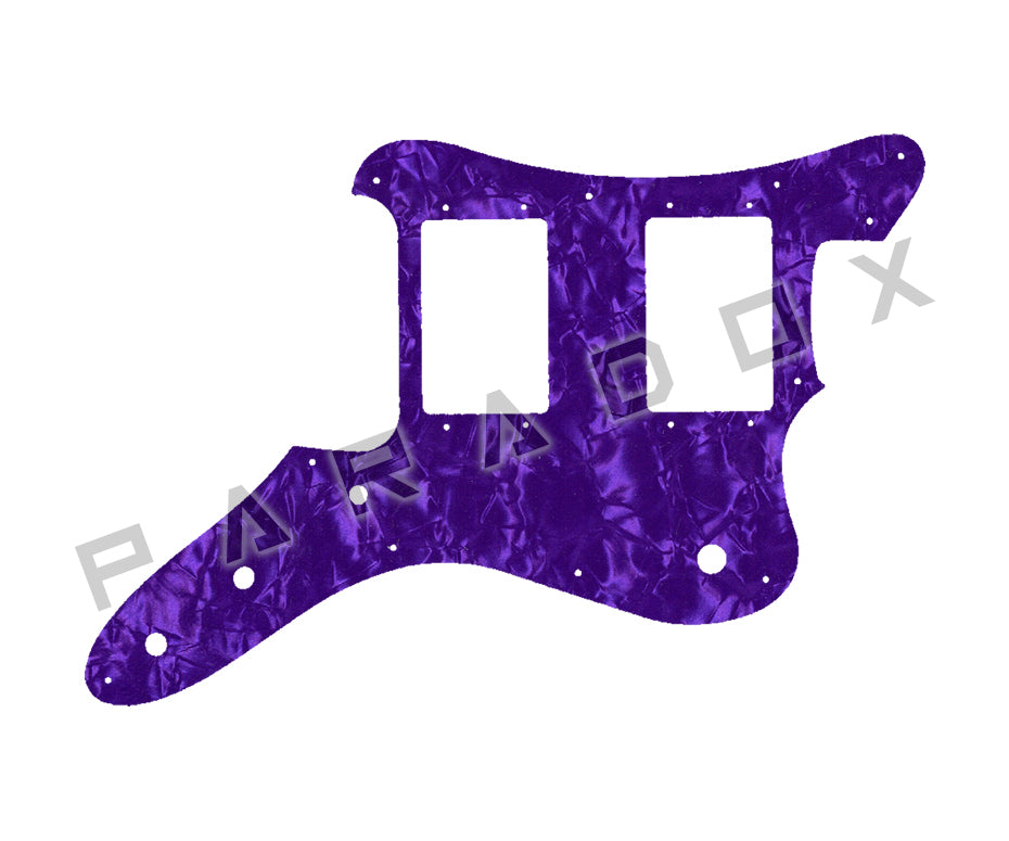 Custom Pickguard For 2023 - 2024 Made in China Squier by Fender Paranormal Rascal Bass HH