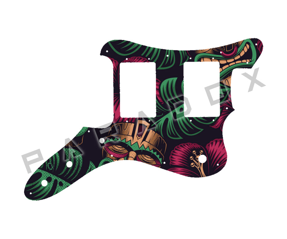 Custom Pickguard For 2023 - 2024 Made in China Squier by Fender Paranormal Rascal Bass HH