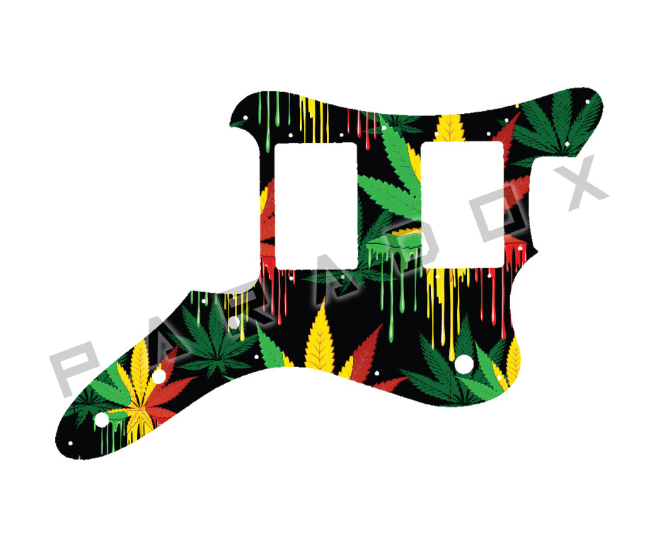 Custom Pickguard For 2023 - 2024 Made in China Squier by Fender Paranormal Rascal Bass HH