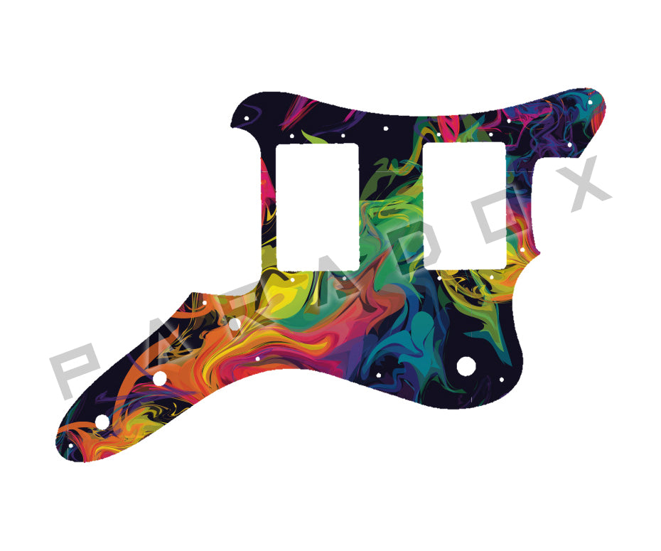 Custom Pickguard For 2023 - 2024 Made in China Squier by Fender Paranormal Rascal Bass HH