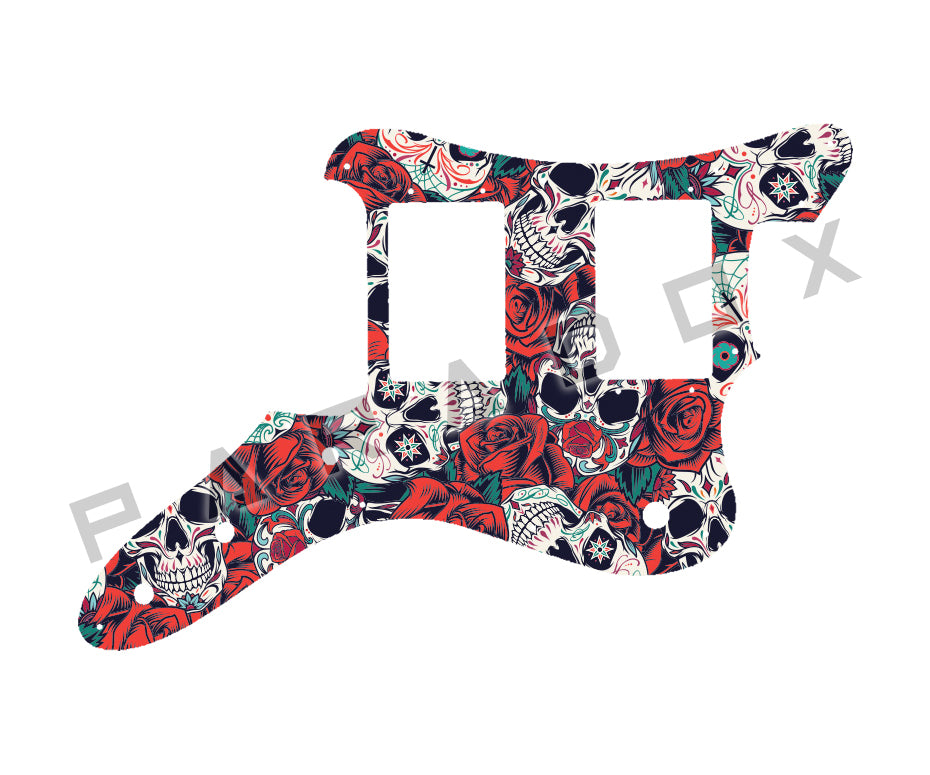 Custom Pickguard For 2023 - 2024 Made in China Squier by Fender Paranormal Rascal Bass HH