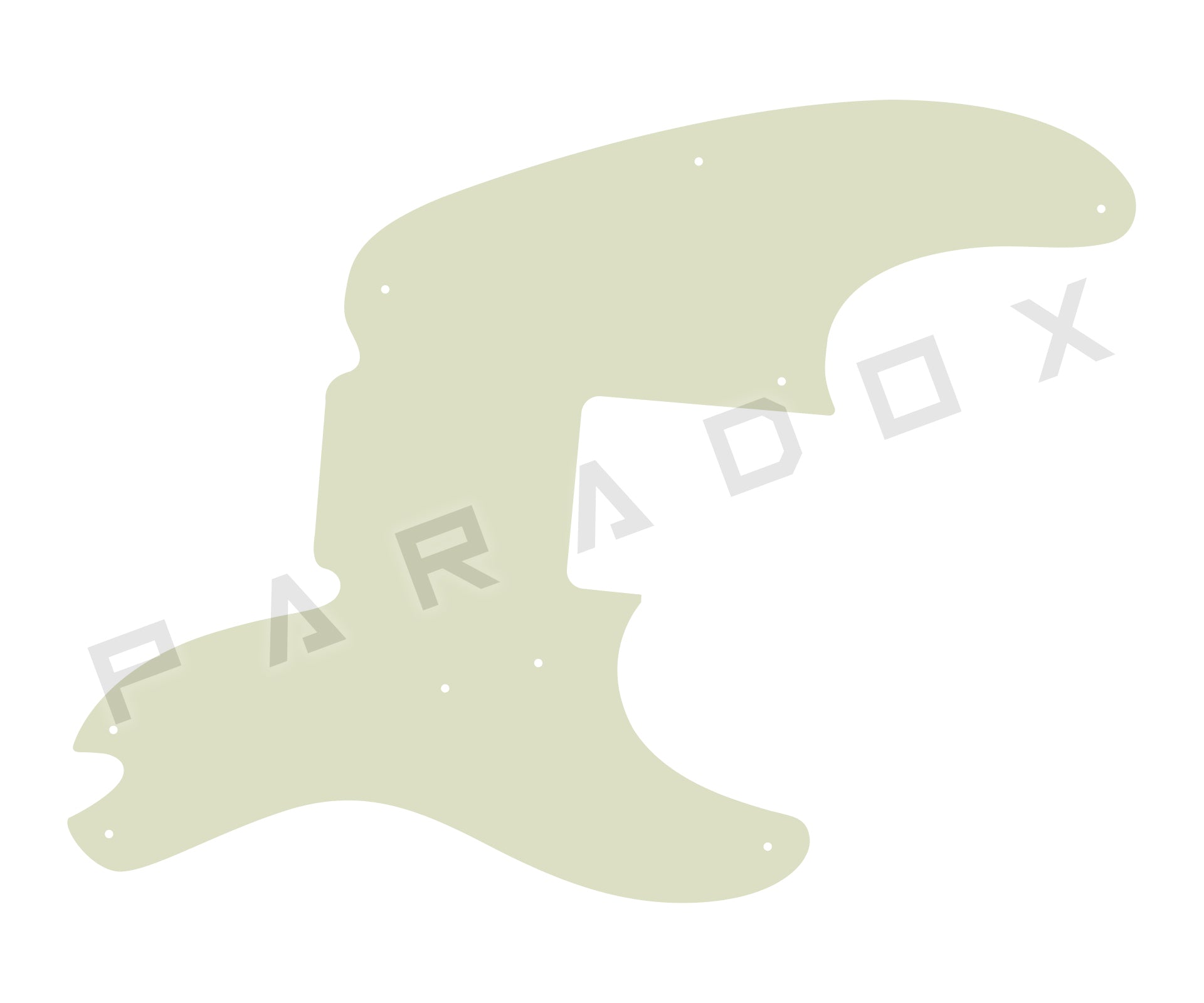 Custom Pickguard For 2008 - 2012 Made in China Squier Classic Vibe '50s Precision Bass