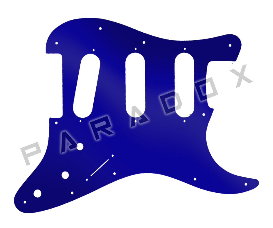 Custom Pickguard For 2000 - Present Made in America Fender Stratocaster Oversized Template with Burns Tri-Sonic Pickups
