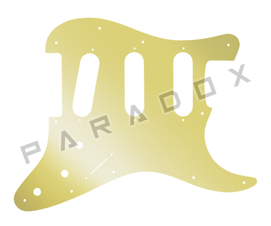 Custom Pickguard For 2000 - Present Made in America Fender Stratocaster Oversized Template with Burns Tri-Sonic Pickups