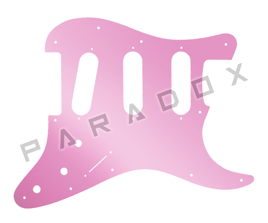 Custom Pickguard For 2000 - Present Made in America Fender Stratocaster Oversized Template with Burns Tri-Sonic Pickups