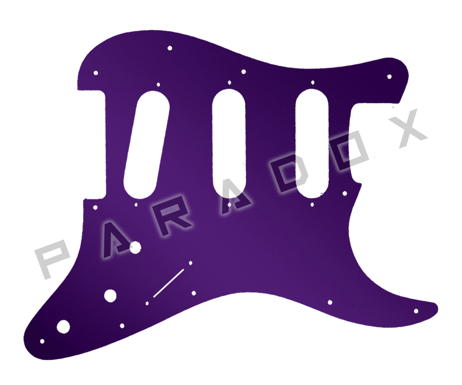 Custom Pickguard For 2000 - Present Made in America Fender Stratocaster Oversized Template with Burns Tri-Sonic Pickups