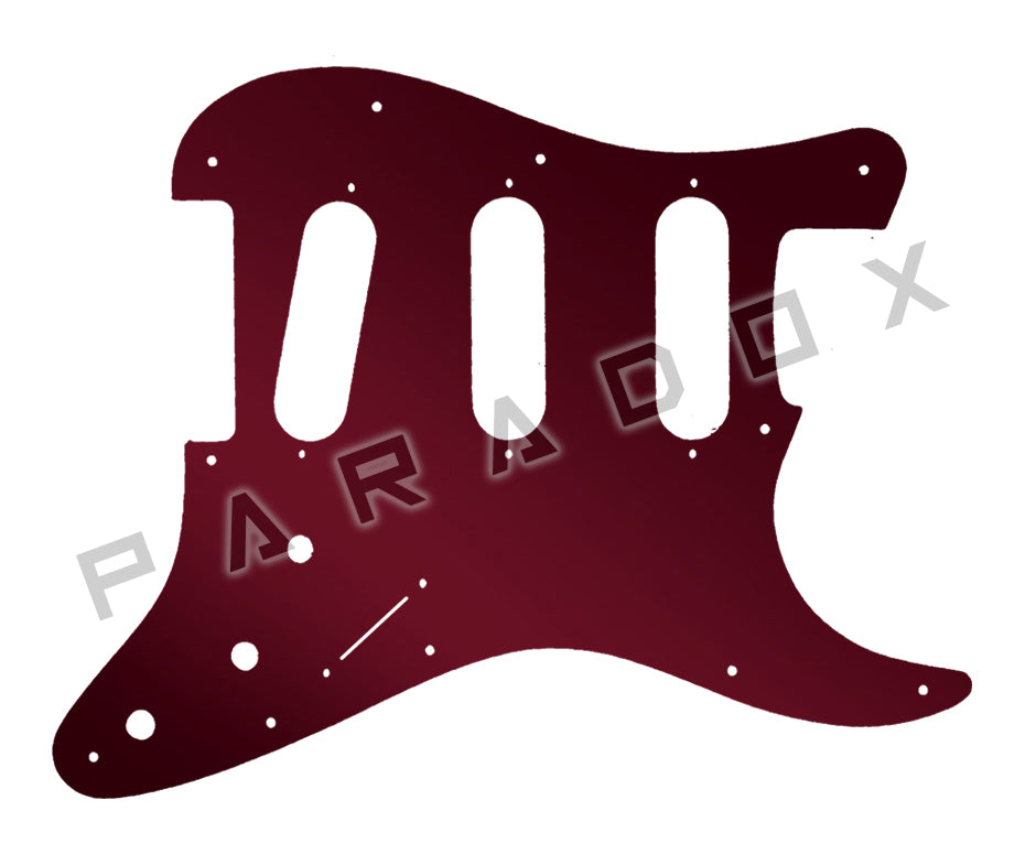Custom Pickguard For 2000 - Present Made in America Fender Stratocaster Oversized Template with Burns Tri-Sonic Pickups