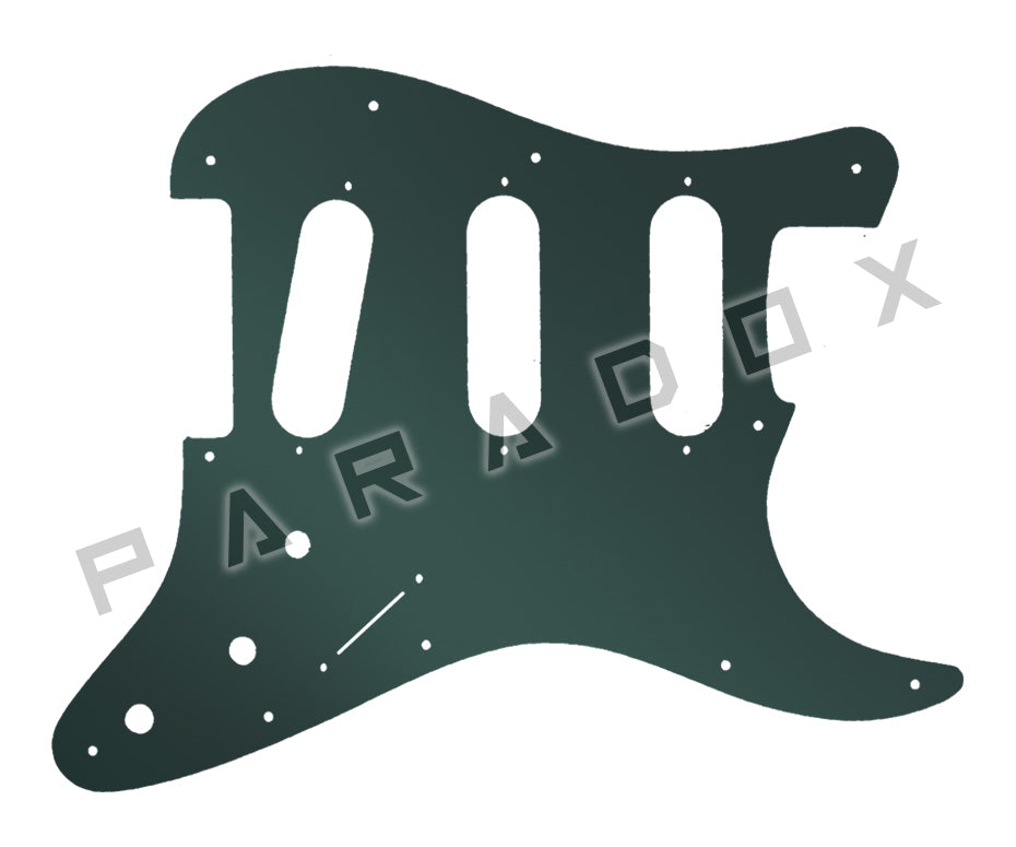 Custom Pickguard For 2000 - Present Made in America Fender Stratocaster Oversized Template with Burns Tri-Sonic Pickups