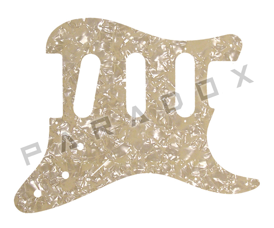 Custom Pickguard For 2000 - Present Made in America Fender Stratocaster Oversized Template with Burns Tri-Sonic Pickups