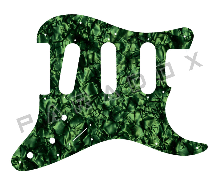 Custom Pickguard For 2000 - Present Made in America Fender Stratocaster Oversized Template with Burns Tri-Sonic Pickups