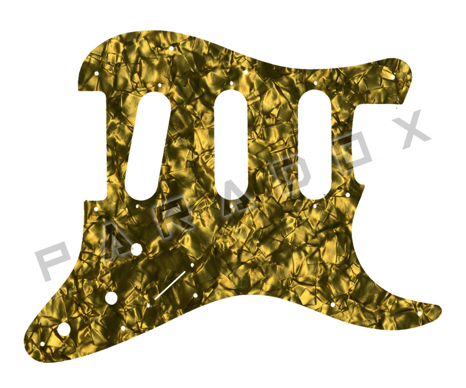 Custom Pickguard For 2000 - Present Made in America Fender Stratocaster Oversized Template with Burns Tri-Sonic Pickups