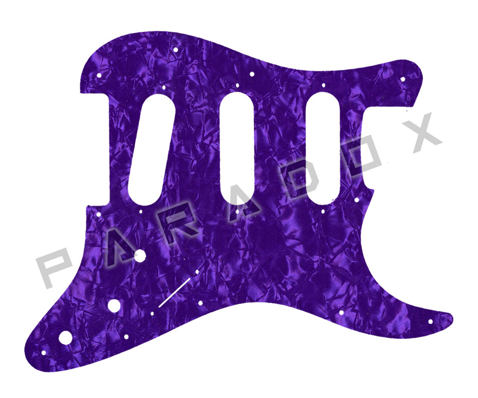 Custom Pickguard For 2000 - Present Made in America Fender Stratocaster Oversized Template with Burns Tri-Sonic Pickups
