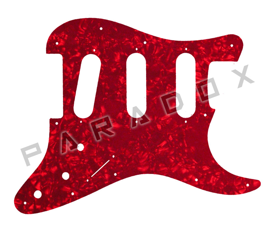 Custom Pickguard For 2000 - Present Made in America Fender Stratocaster Oversized Template with Burns Tri-Sonic Pickups