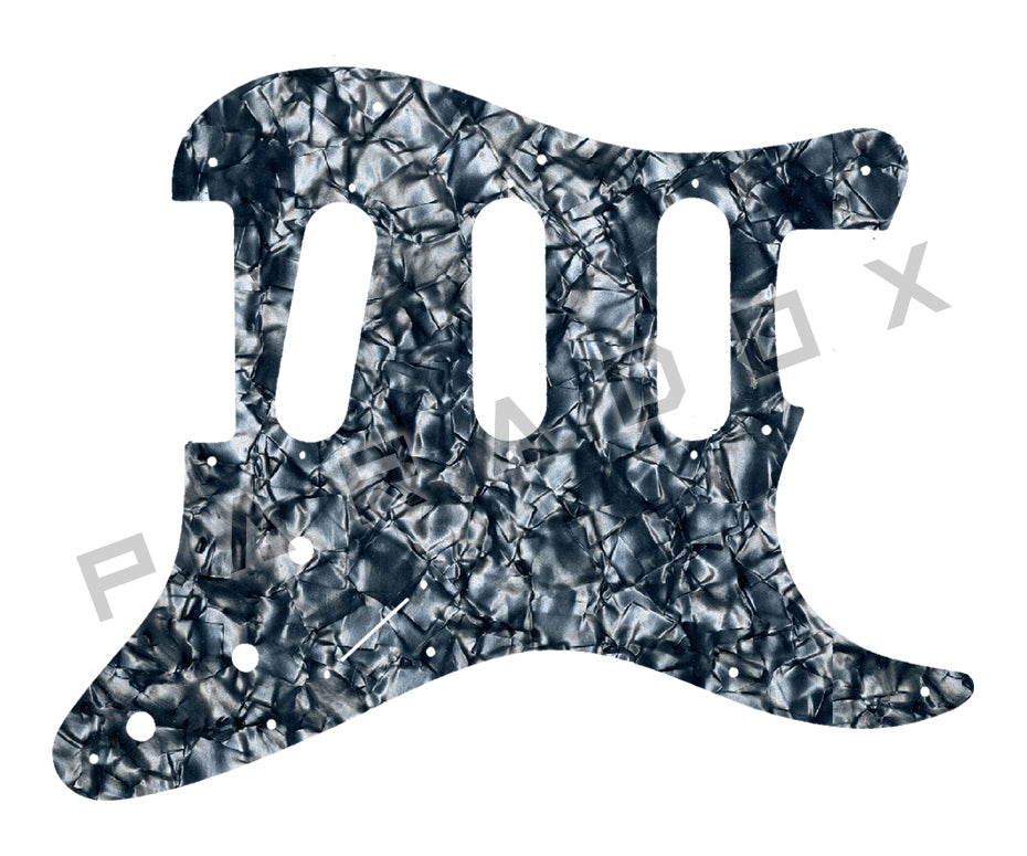 Custom Pickguard For 2000 - Present Made in America Fender Stratocaster Oversized Template with Burns Tri-Sonic Pickups