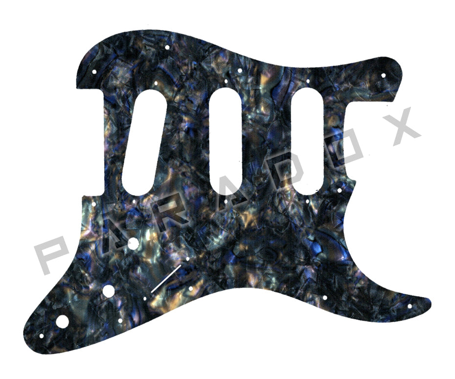 Custom Pickguard For 2000 - Present Made in America Fender Stratocaster Oversized Template with Burns Tri-Sonic Pickups