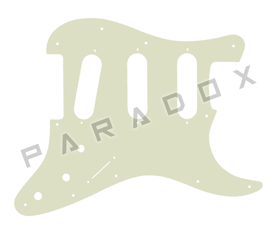 Custom Pickguard For 2000 - Present Made in America Fender Stratocaster Oversized Template with Burns Tri-Sonic Pickups