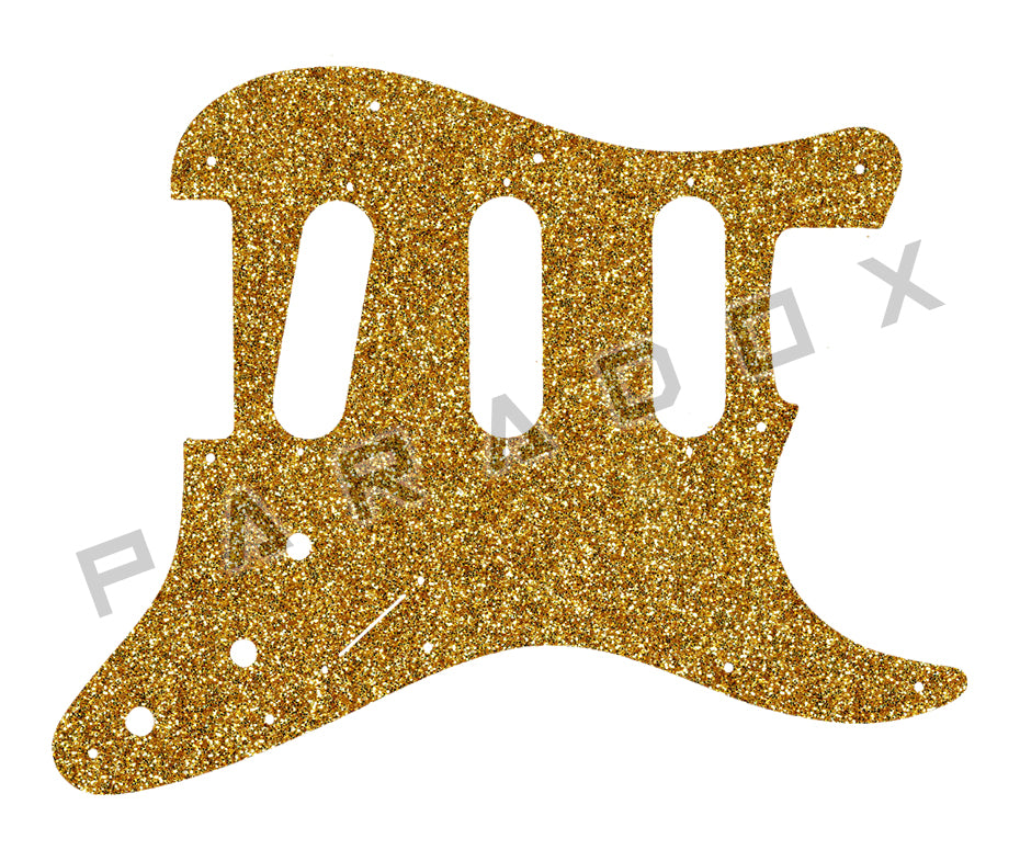 Custom Pickguard For 2000 - Present Made in America Fender Stratocaster Oversized Template with Burns Tri-Sonic Pickups
