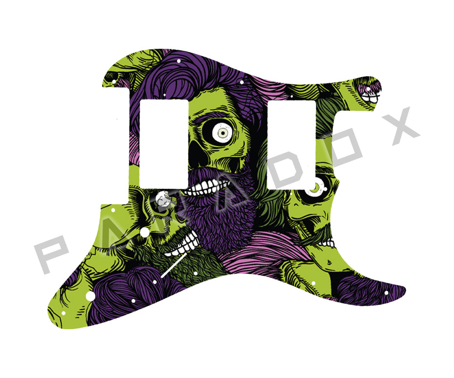 Custom Pickguard For 2017 - 2025 Made in China Squier Contemporary Active Stratocaster HH with Floyd Rose