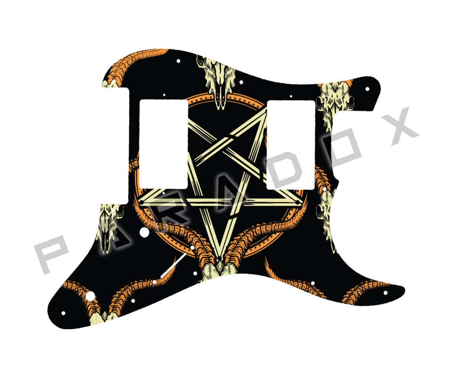 Custom Pickguard For 2017 - 2025 Made in China Squier Contemporary Active Stratocaster HH with Floyd Rose