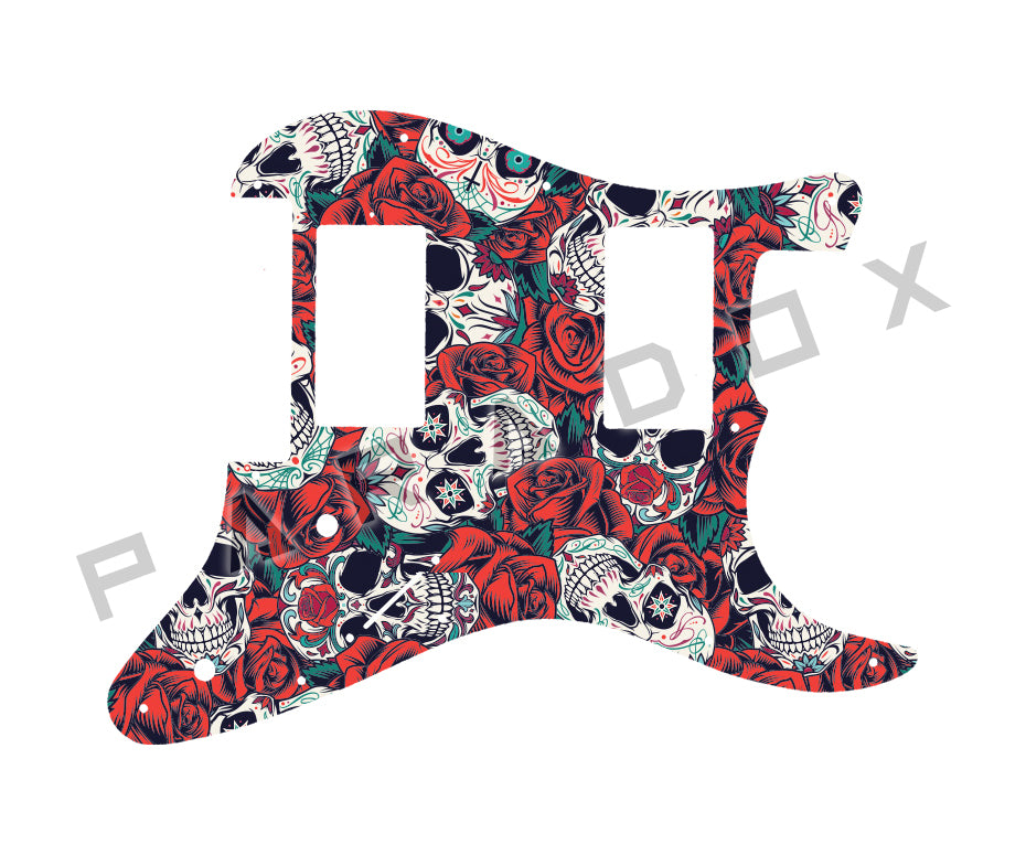 Custom Pickguard For 2017 - 2025 Made in China Squier Contemporary Active Stratocaster HH with Floyd Rose