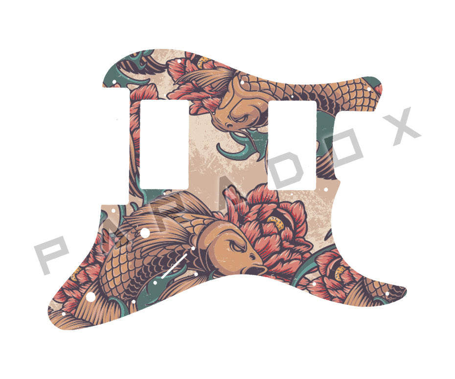 Custom Pickguard For 2017 - 2025 Made in China Squier Contemporary Active Stratocaster HH with Floyd Rose