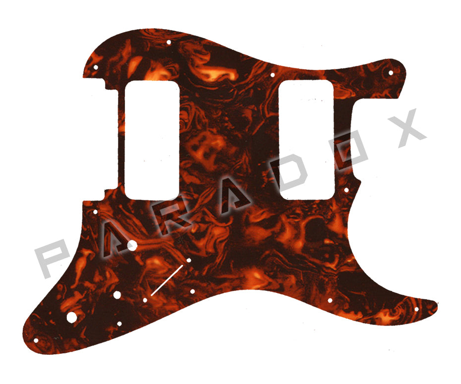 Custom Pickguard For 1985 - 1989 Made In Japan Contemporary Stratocaster; HH With System 3 Tremolo
