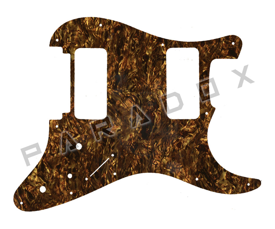 Custom Pickguard For 1985 - 1989 Made In Japan Contemporary Stratocaster; HH With System 3 Tremolo