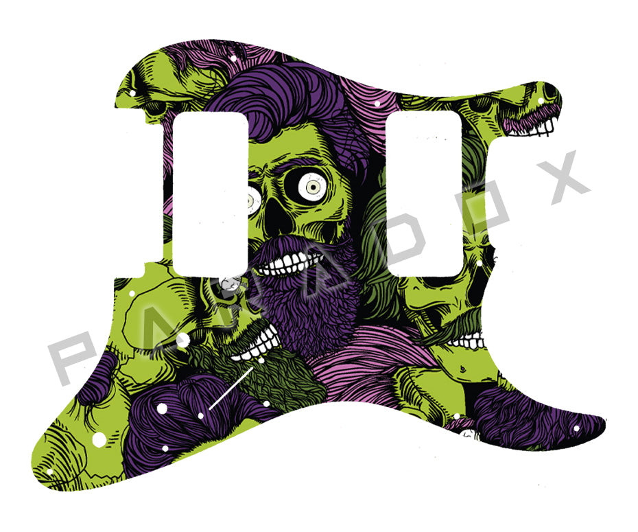Custom Pickguard For 1985 - 1989 Made In Japan Contemporary Stratocaster; HH With System 3 Tremolo