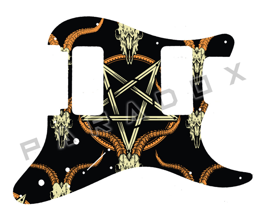Custom Pickguard For 1985 - 1989 Made In Japan Contemporary Stratocaster; HH With System 3 Tremolo