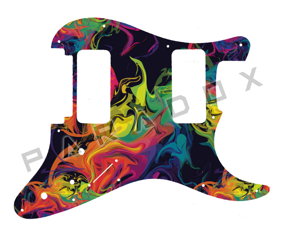 Custom Pickguard For 1985 - 1989 Made In Japan Contemporary Stratocaster; HH With System 3 Tremolo