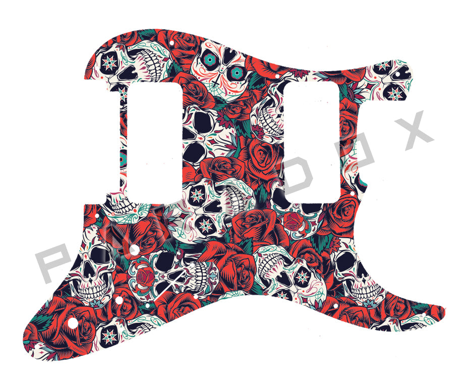 Custom Pickguard For 1985 - 1989 Made In Japan Contemporary Stratocaster; HH With System 3 Tremolo
