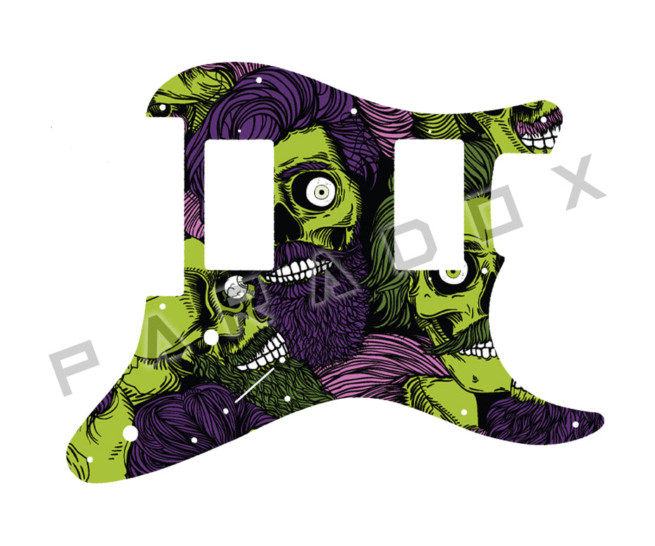 Custom Pickguard For 2021 - 2025 Made in China Squier Contemporary Stratocaster HH FR