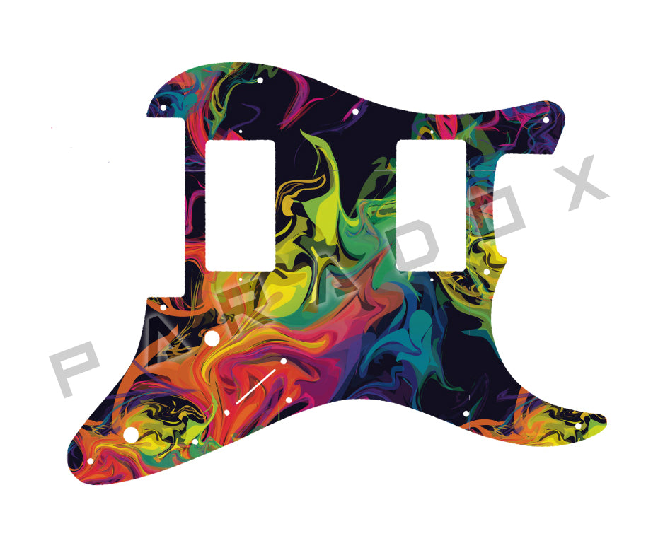 Custom Pickguard For 2021 - 2025 Made in China Squier Contemporary Stratocaster HH FR
