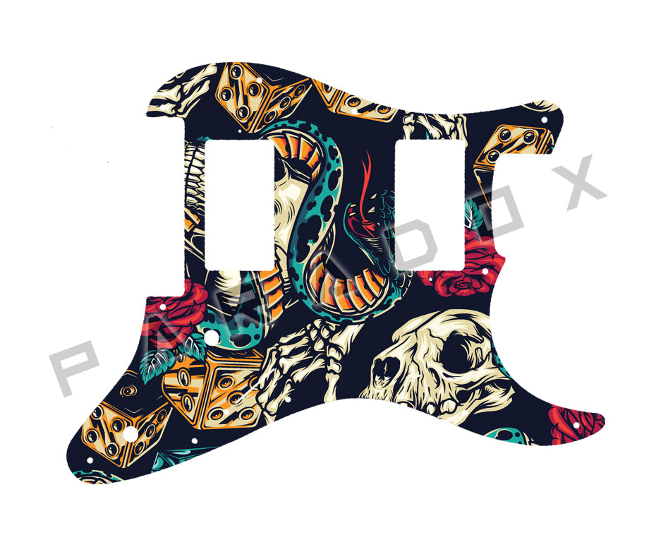Custom Pickguard For 2021 - 2025 Made in China Squier Contemporary Stratocaster HH FR