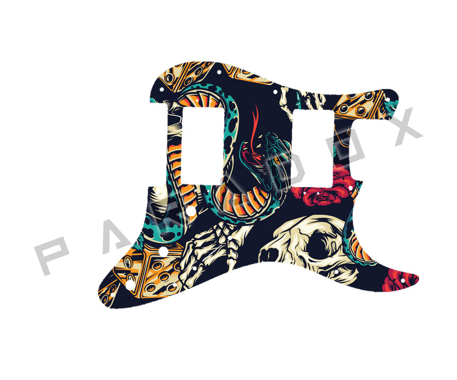 Custom Pickguard For 2015 - 2016 Made in Mexico Fender Classic Player Stratocaster HH