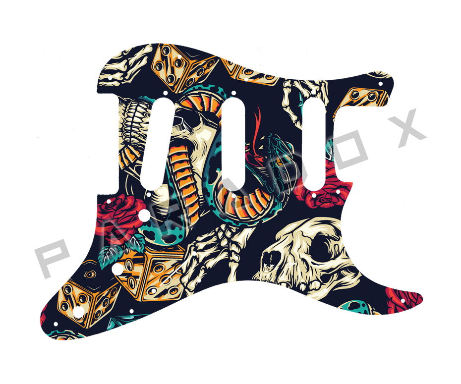 Custom Pickguard For 1995 - 1997 Made in Japan ESP Standard Vintage Plus SSS
