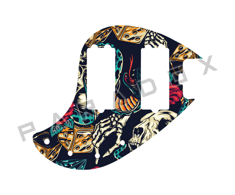 Custom Pickguard For 2020 - 2025 Made in Indonesia Sterling StingRay Ray5HH