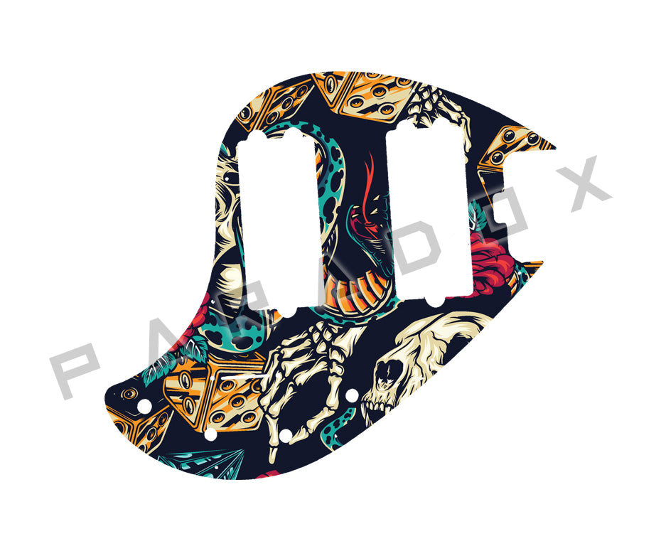 Custom Pickguard For 2020 - 2025 Made in Indonesia Sterling SUB StingRay Ray5HH