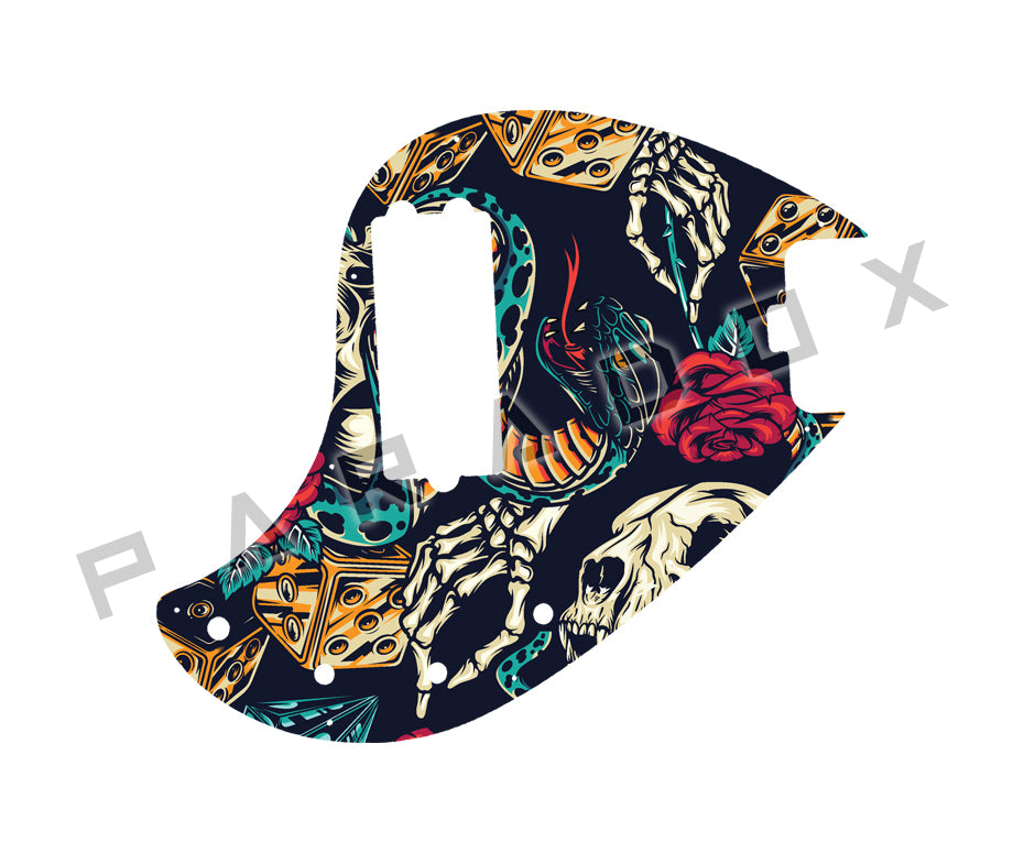 Custom Pickguard For 2018 - 2025 Made in Indonesia Sterling SUB StingRay Ray5H