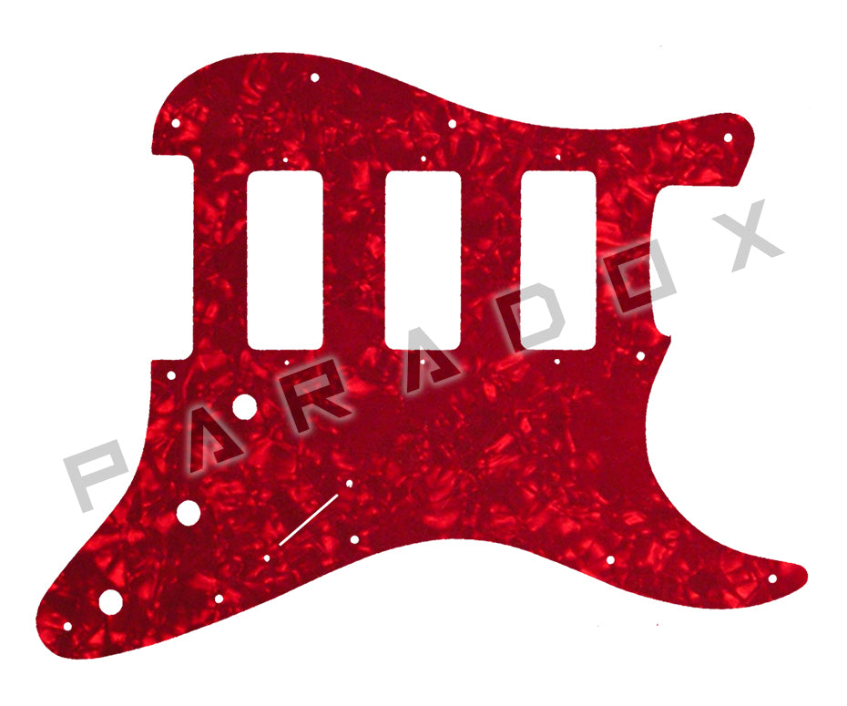 Custom Pickguard For 2000 - Present Made in America Fender Stratocaster with Three Gibson Mini Humbuckers