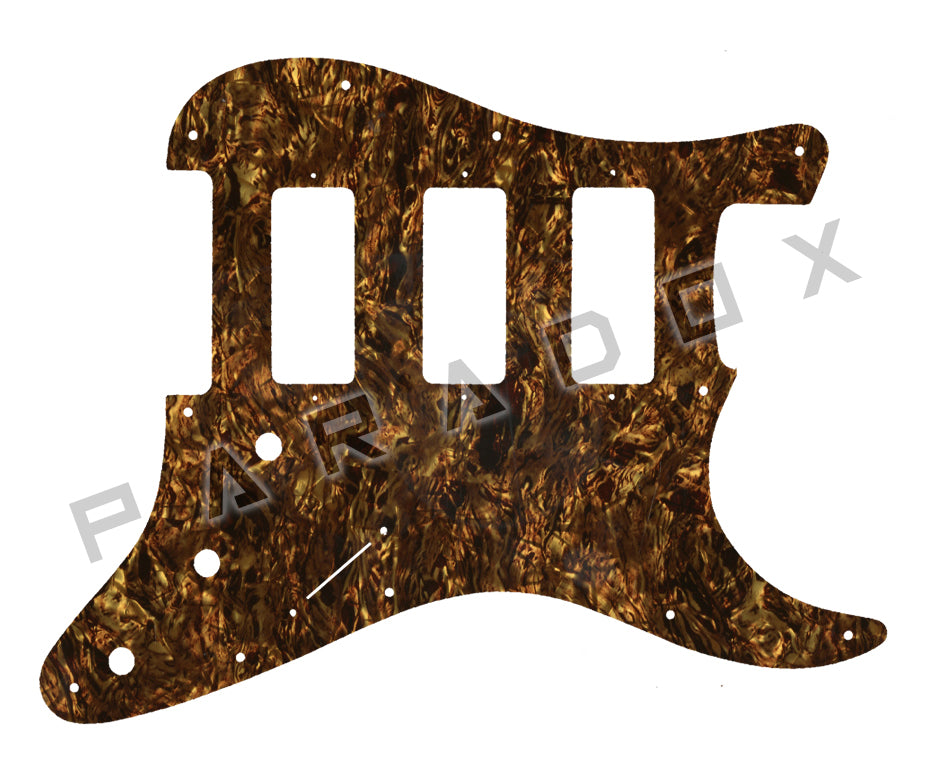 Custom Pickguard For 2000 - Present Made in America Fender Stratocaster with Three Gibson Mini Humbuckers