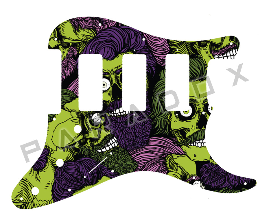 Custom Pickguard For 2000 - Present Made in America Fender Stratocaster with Three Gibson Mini Humbuckers