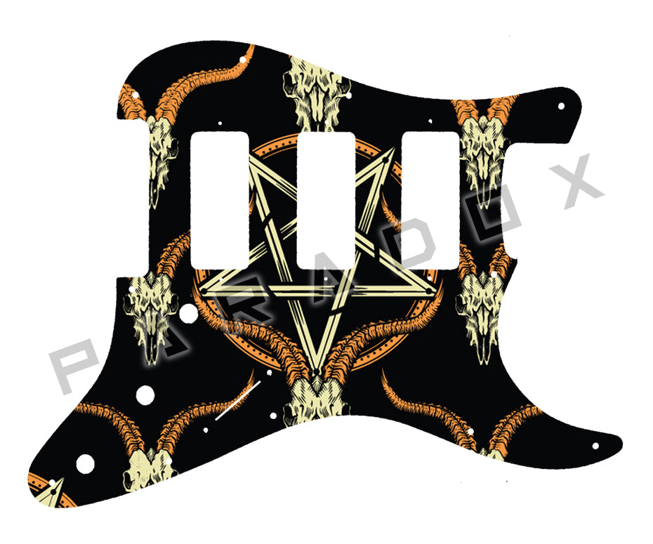 Custom Pickguard For 2000 - Present Made in America Fender Stratocaster with Three Gibson Mini Humbuckers