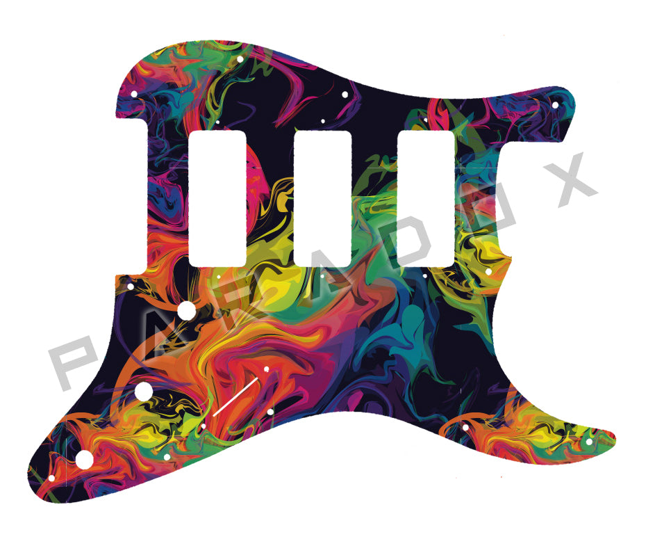 Custom Pickguard For 2000 - Present Made in America Fender Stratocaster with Three Gibson Mini Humbuckers
