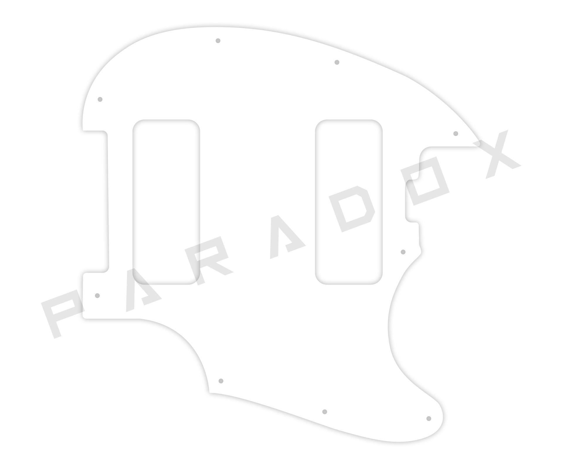 Custom Pickguard For 2025 Made in Indonesia Sterling SR50X StingRay Plus